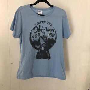 Port & co blue star wars you're the Obi-wan for me t-shirt size XL